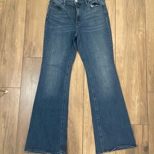 Classic Blue Flared Women Jeans